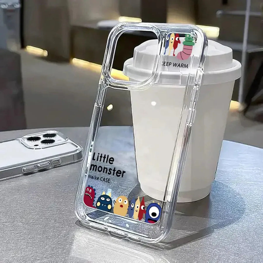 Anime Pattern Clear Acrylic Case