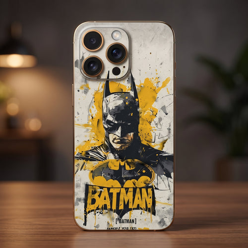 Batman Yellow Splash Art 3D Skin