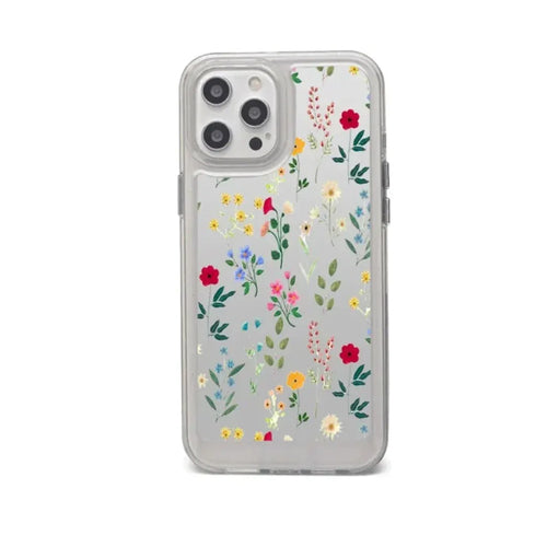 Flowers Clear Acrylic Case
