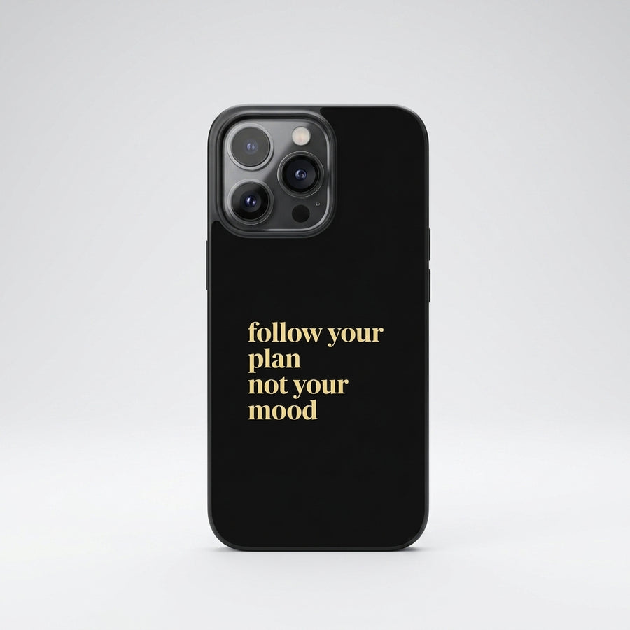 Follow your plan