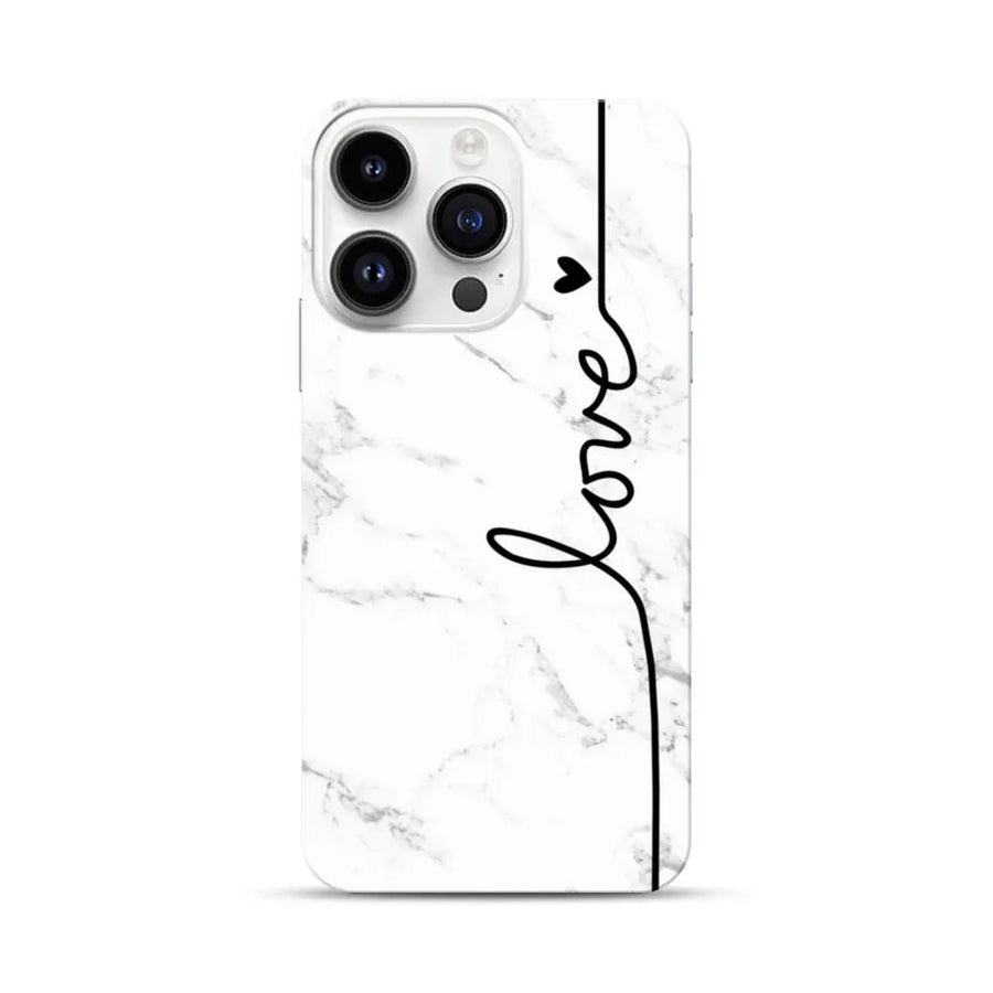 Love Heart White Marble