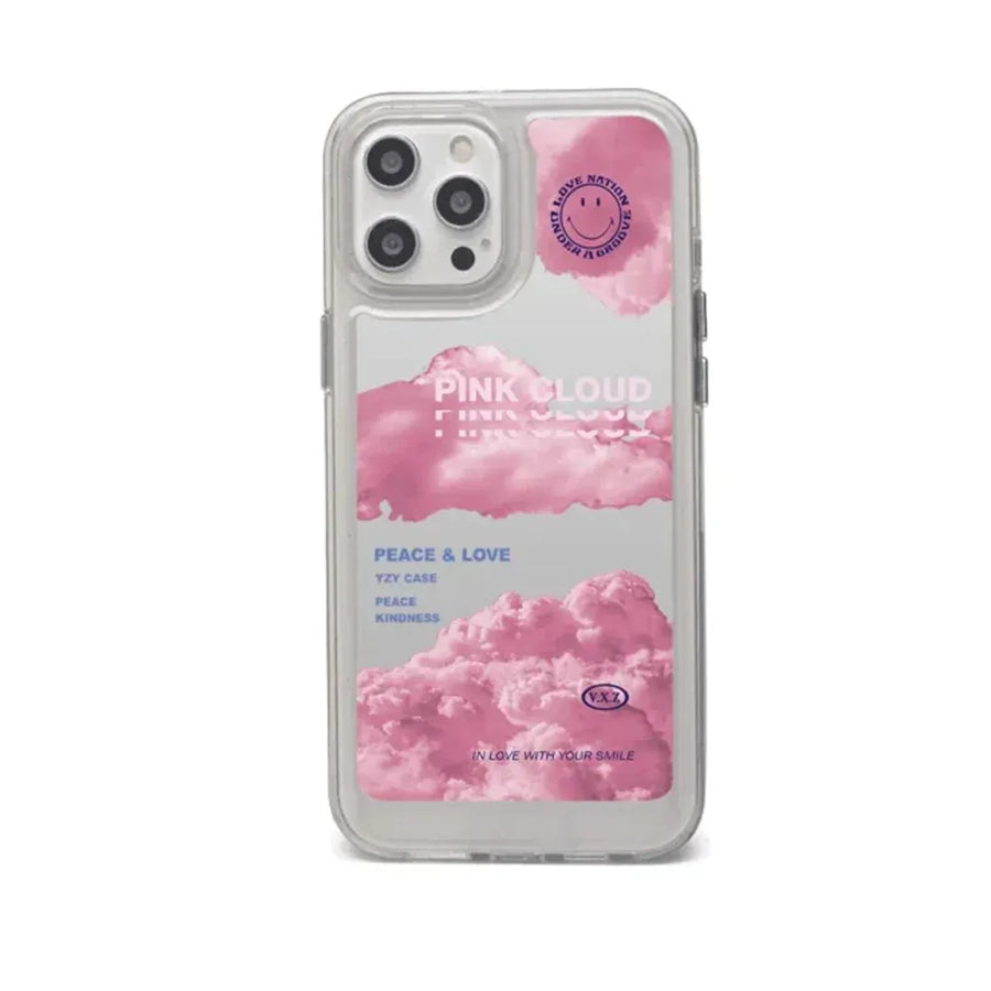 Pink Clouds Clear Acrylic Case
